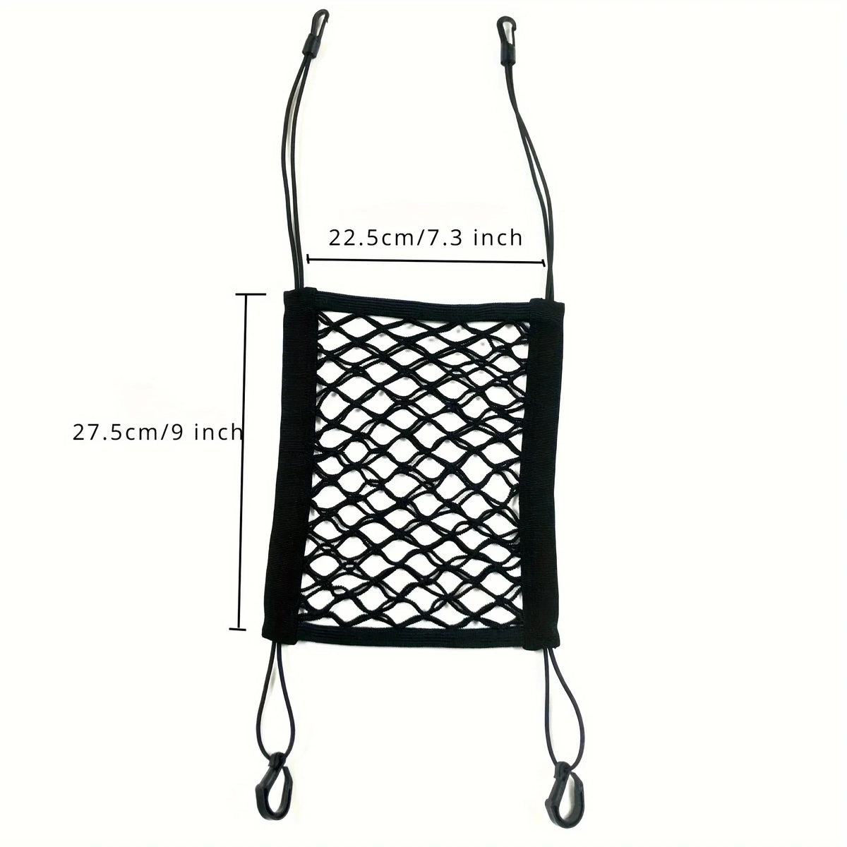 Auto-Adjust Pet Car Safety Barrier – Back Seat Mesh Guard Pet Car Barrier Axl