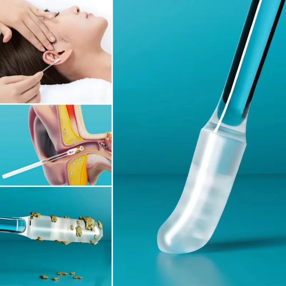 24-Piece Silicone Ear Wax Removal Swabs – Small & Large Ear Cleaning Swabs Axl