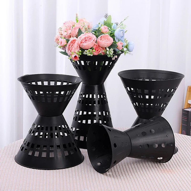 Plastic Bouquet Holder Base – Floral Arrangement Liner Stand Bouquet Holder Base Axl