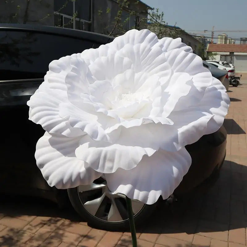 Large Artificial Peony Flowers 30/40cm – Faux Floral Wall Decor Artificial Flower Decor Axl