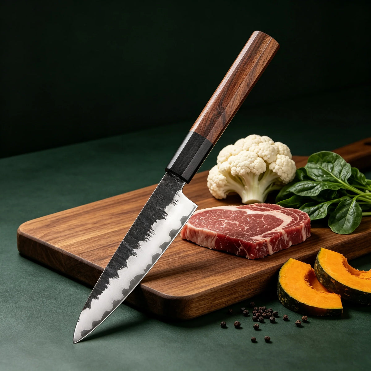 Japanese Chef Knife – Clad Steel Paring, Slicing & Boning Kitchen Knife Set Axl