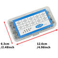 100 Pcs Fast-Blow Glass Fuse Kit 5x20mm 250V – 10 Values Glass Fuse Kit Axl 100PCS 5X20mm