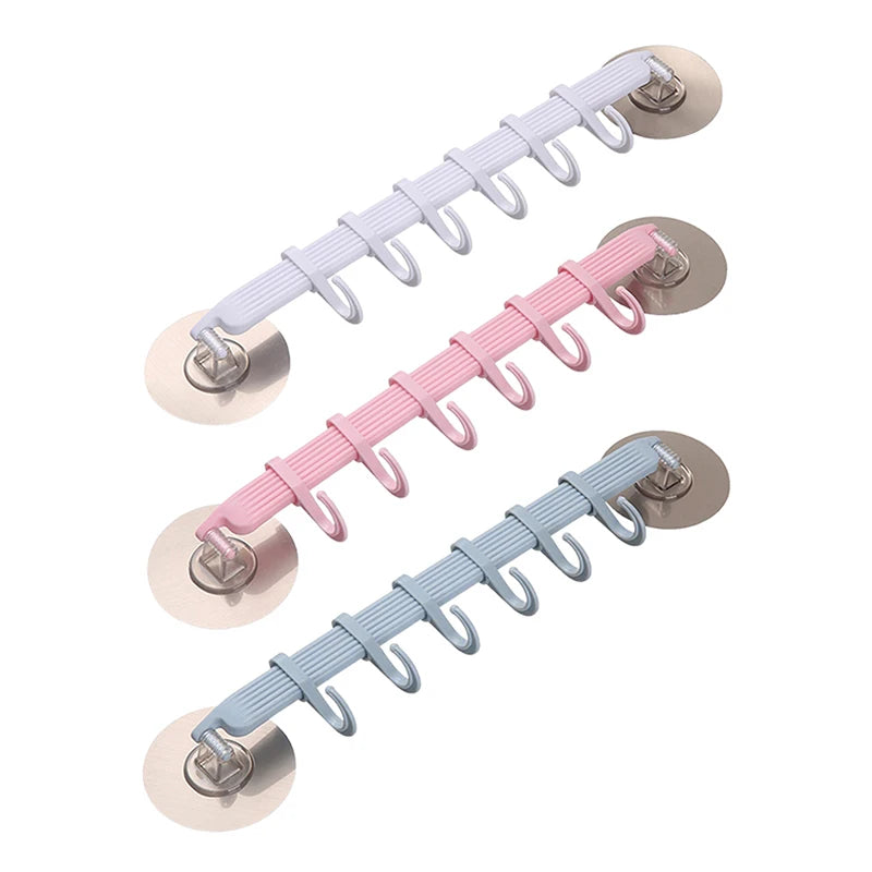 6-Row Suction Cup Corner Hook – No-Drill Bathroom Organizer Suction Cup Hook Axl