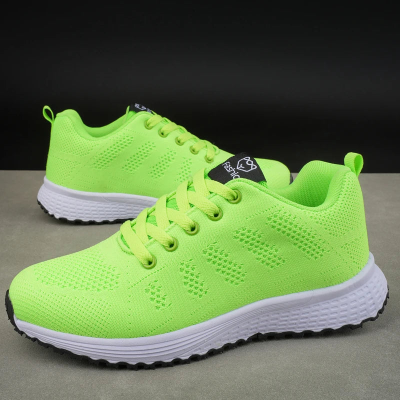 AZGB Women's Breathable Mesh Platform Sneakers | Walking Shoes Women's Sneakers Axl