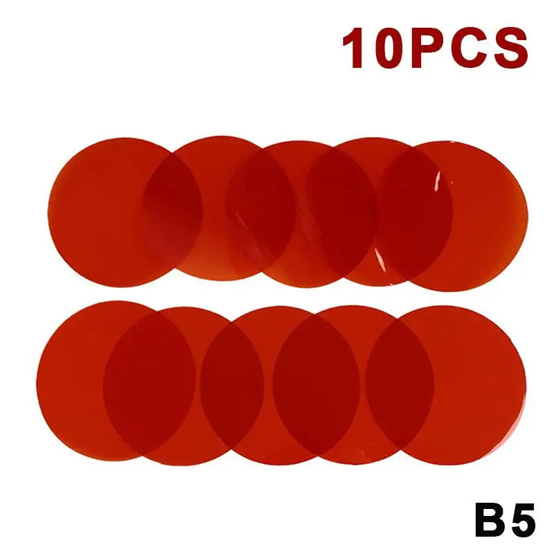 Self-Adhesive Color Lamp Film Overlays – 74mm DIY Light Decor Lamp Film Overlay Axl B5