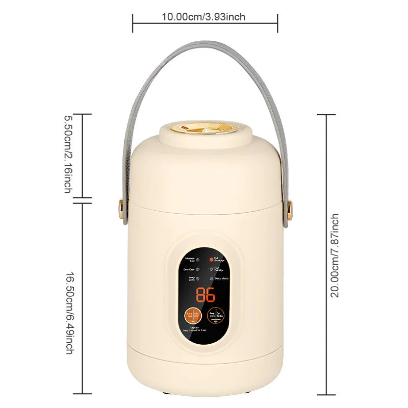 BALASHOV Portable Mini Rice Cooker & Electric Hot Pot 800ML Portable Rice Cooker Axl