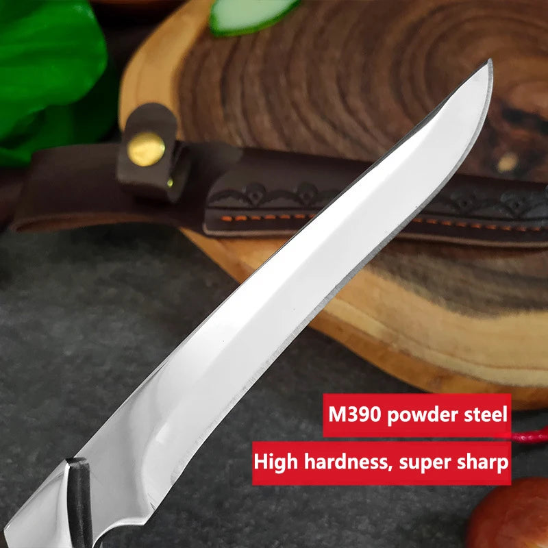 Stainless Steel Boning Knife with Blade Sleeve | 13cm Kitchen Knife Kitchen Knife Axl