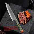 67-Layer Damascus Steel Kiritsuke Chef Knife – 20.4cm Damascus Chef Knife Axl Kiritsuke Knife