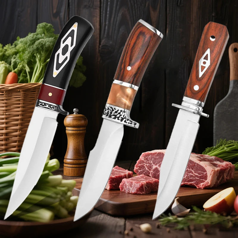 Stainless Steel Kitchen Knife with Cover – Sharp 11.8" Fruit Knife Kitchen Knife Axl