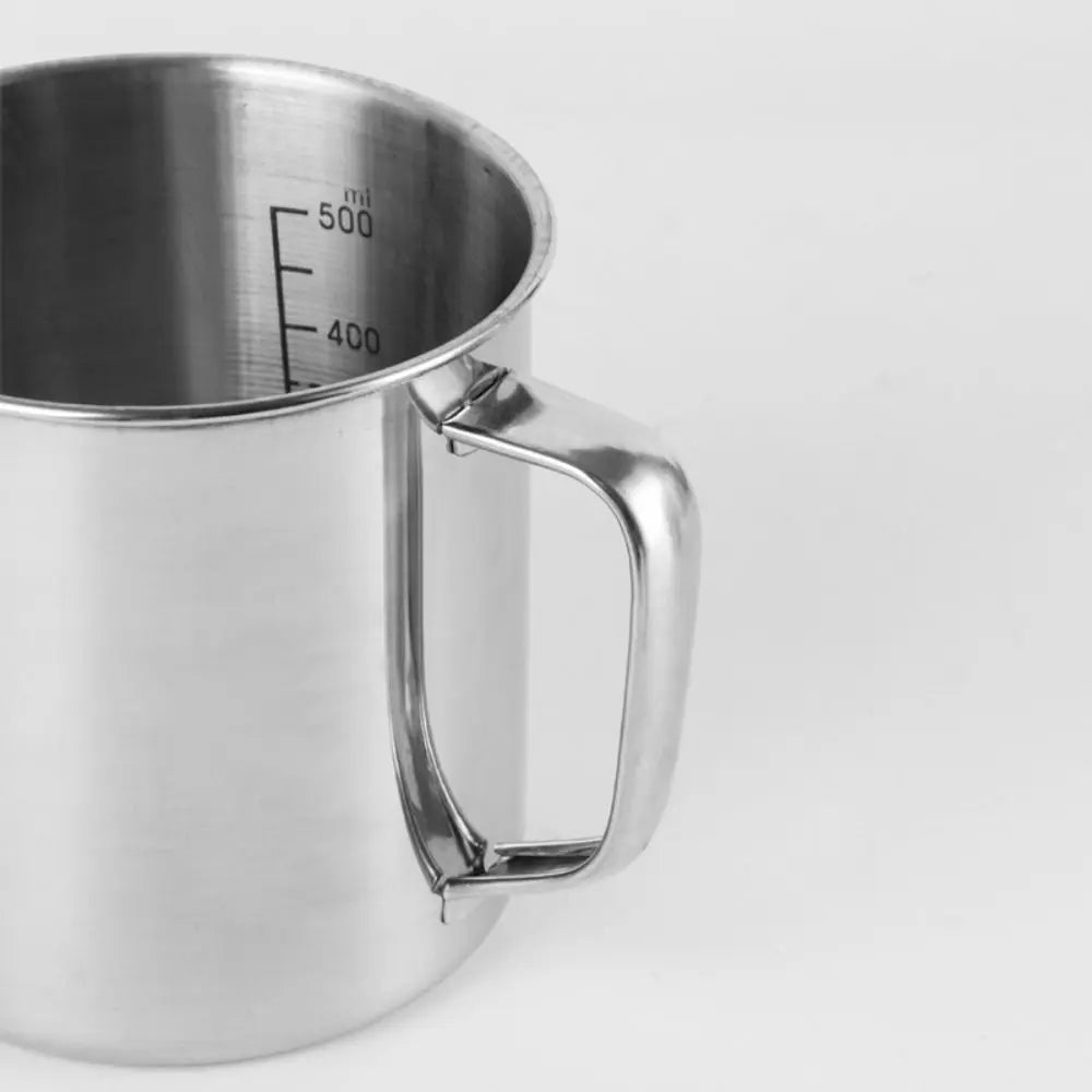 Stainless Steel Measuring Cup 500ml 1000ml 2000ml Graduated Measuring Cup Axl