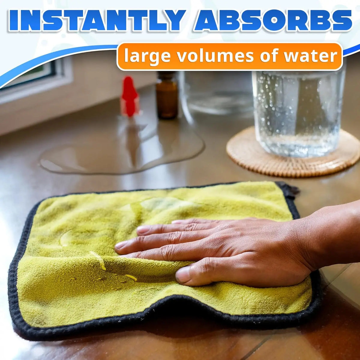 Heavy-Duty Microfiber Cleaning Cloths – 5 or 10 Pack Microfiber Cleaning Cloths Axl