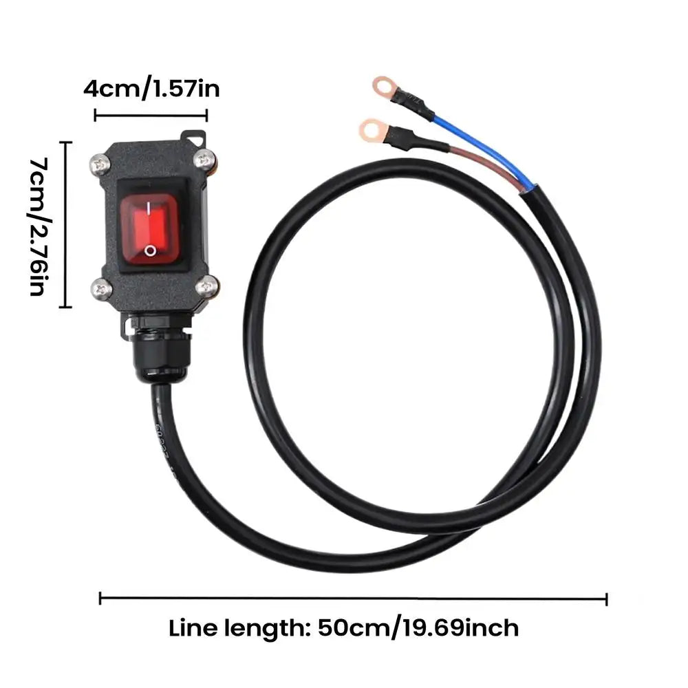 12V/24V Battery Disconnect Switch – Car, Marine & Motorcycle Battery Disconnect Switch Axl 50 cm