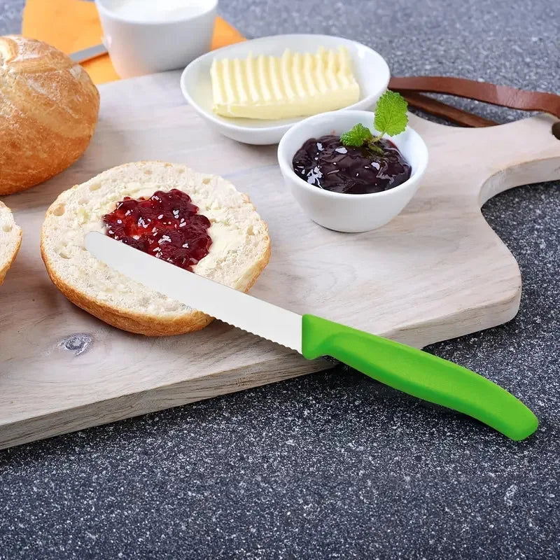 3-Piece Serrated Knife Set – Steak, Fruit & Bread Knives Kitchen Knife Set Axl