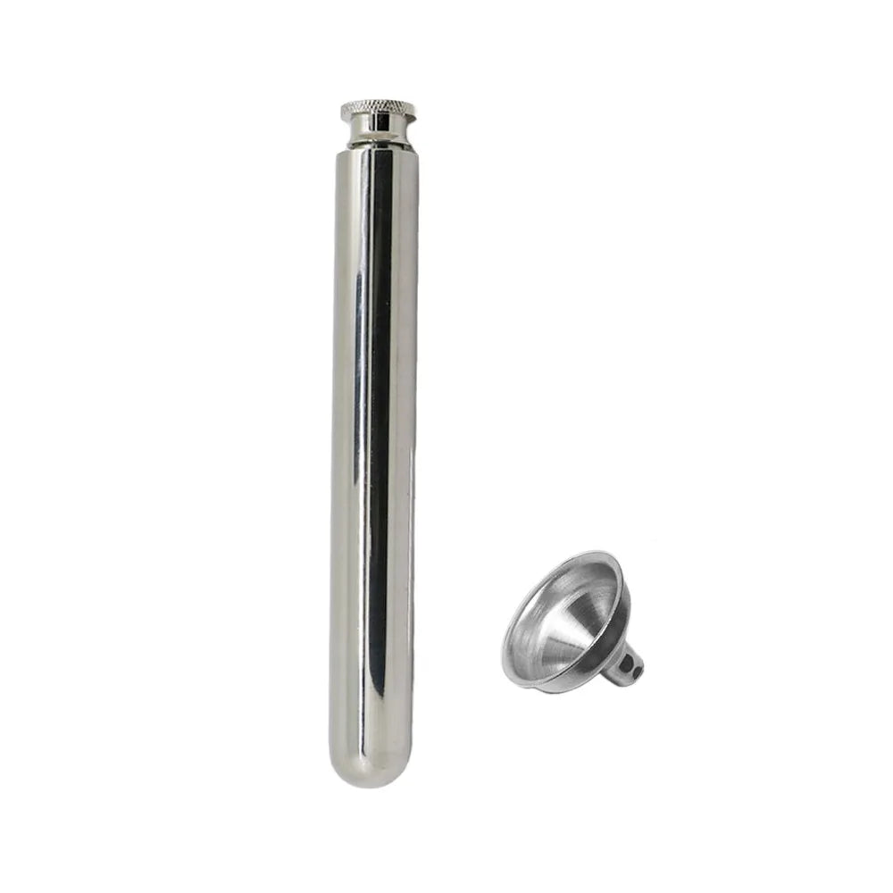 Stainless Steel Tubular Hip Flask 55ml 60ml – Mini Wine Pot Hip Flask Axl 60ml