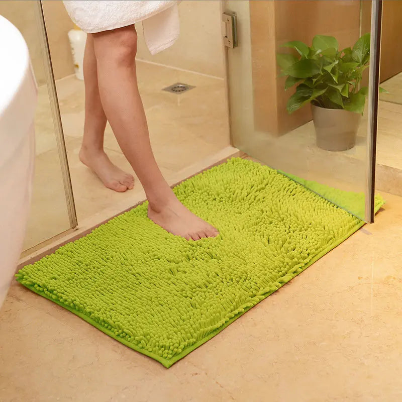 Thick Memory Foam Bath Mat – Absorbent Non-Slip Bathroom Rug Bath Mat Rug Axl Grassgreen about 40x60cm