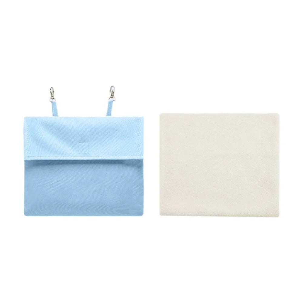 Pet Cage Ice Pack Cooling Pouch with Hook – Small Animals Pet Cooling Pouch Axl Blue