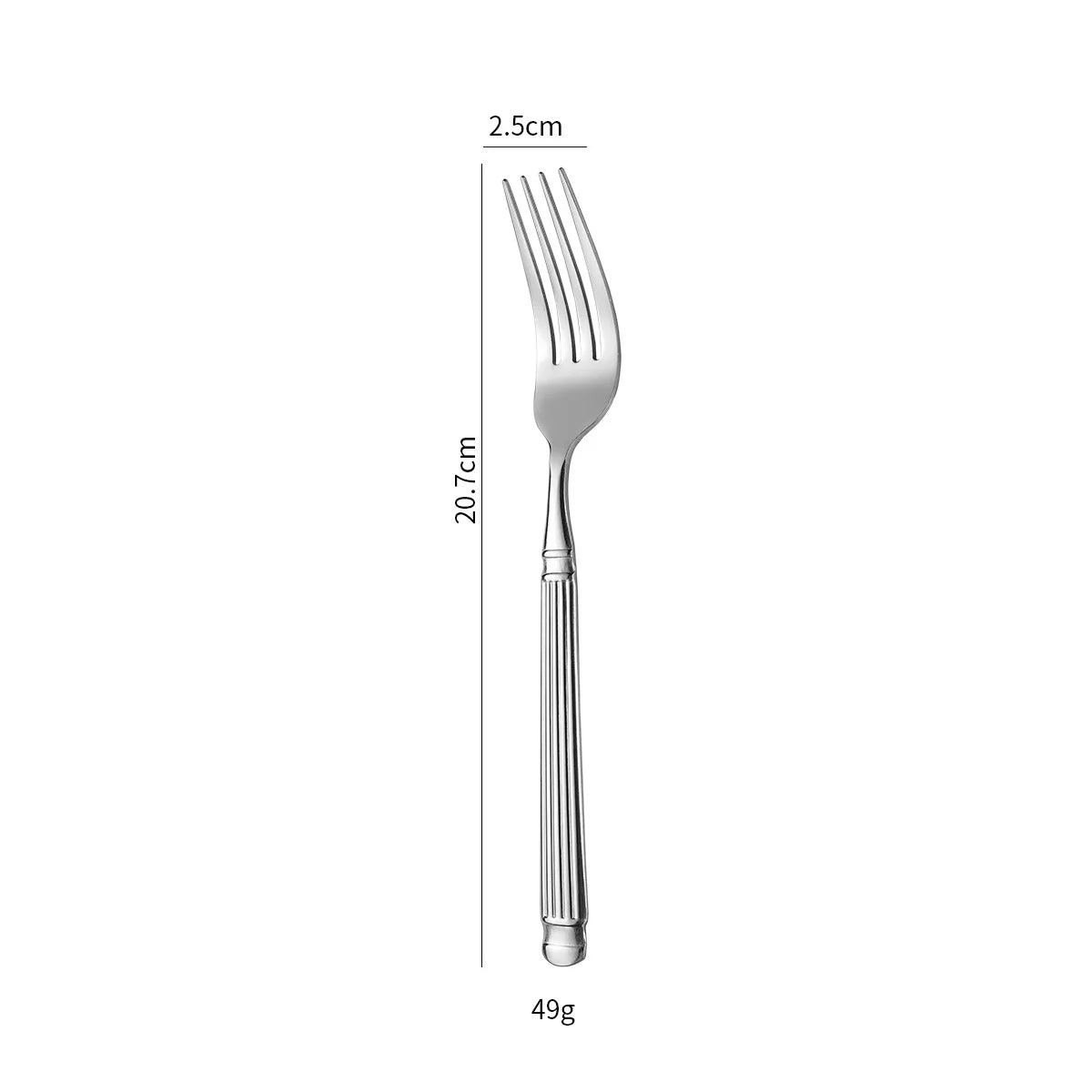 Rome Column 304 Stainless Steel Cutlery Set – Knife, Fork & Spoon Flatware Cutlery Set Axl B China Mainland