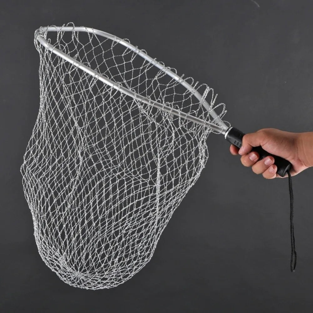 30cm Alloy Fishing Net – Large Capacity Freshwater & Saltwater Fishing Net Axl