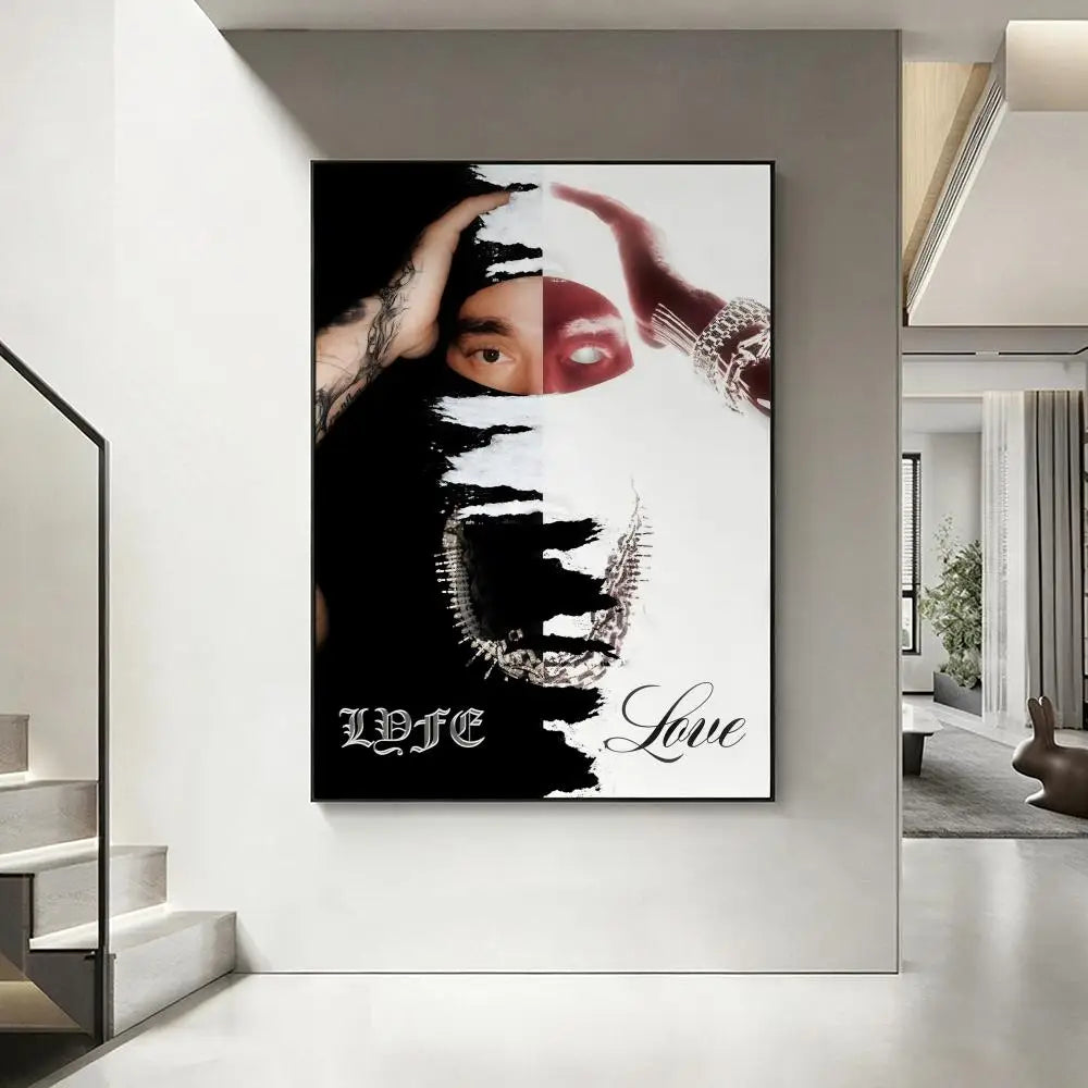 Yeat Rapper HD Poster – Aesthetic Wall Art Print | Home Decor Wall Art Poster Axl White12 21X30cmNoframe