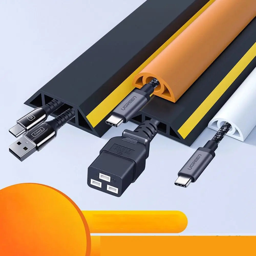 2CM Self-Adhesive Floor Cord Cover – PVC Cable Concealer Floor Cord Cover Axl