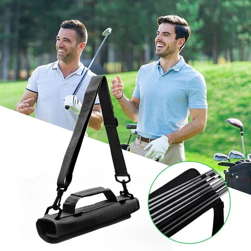 Mini Lightweight Nylon Golf Club Carry Bag + Shoulder Strap Golf Club Carry Bag Axl