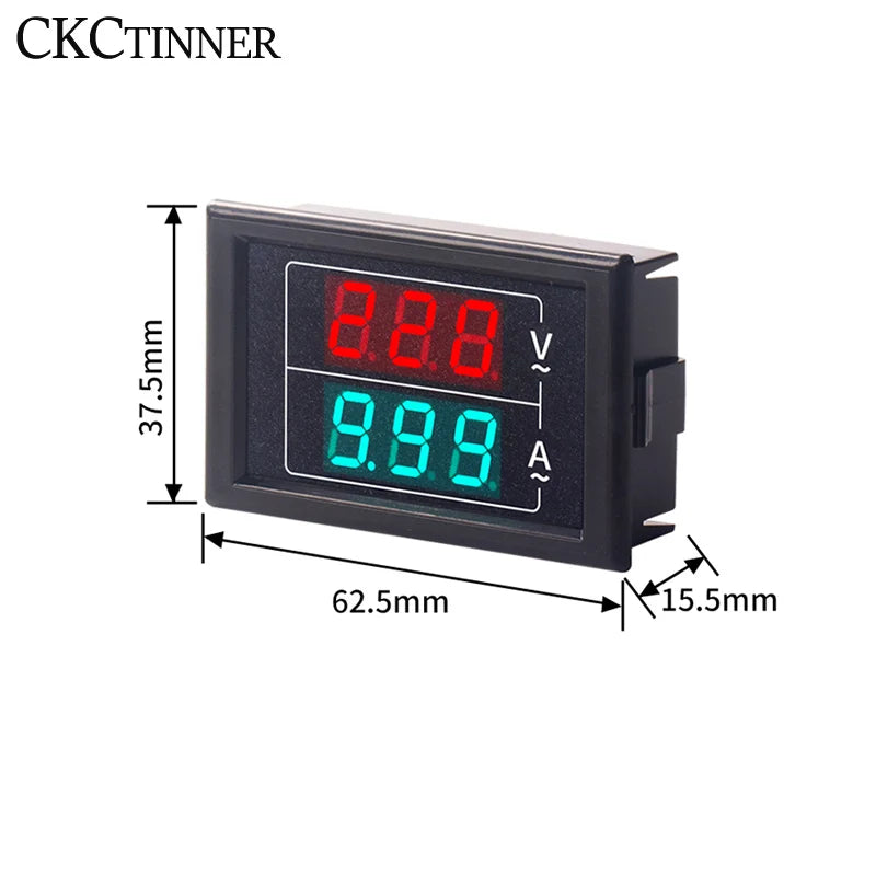 CKCTINNER D85-5035VA LED Digital Voltmeter Ammeter AC Panel Meter Digital Panel Meter Axl