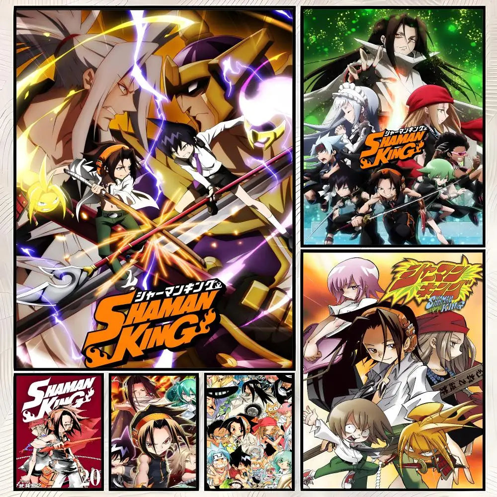 Shaman King Anime Wall Poster – Self-Stick HD Waterproof Decor Anime Wall Poster Axl