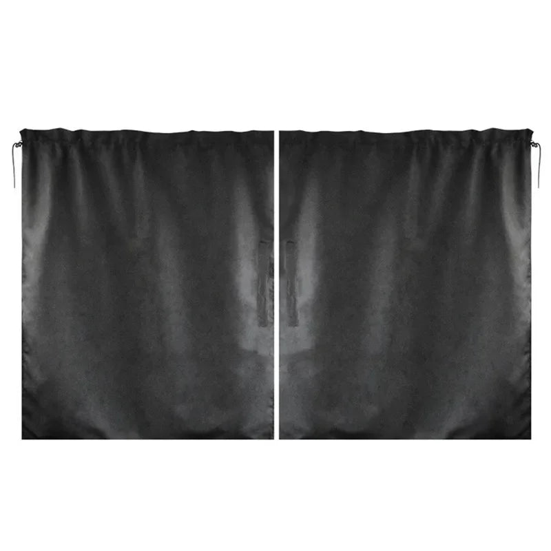Taxi Car Privacy Partition Curtain & Sun Shade Set – 2 Pcs Car Partition Curtain Axl