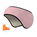 Adjustable Blackout Sleep Mask with Noise-Reducing Ear Muffs Sleep Mask Axl Pink
