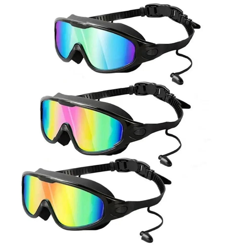 UV Anti-Fog Large Frame Swim Goggles – Coated Lens Adult Swim Goggles Axl