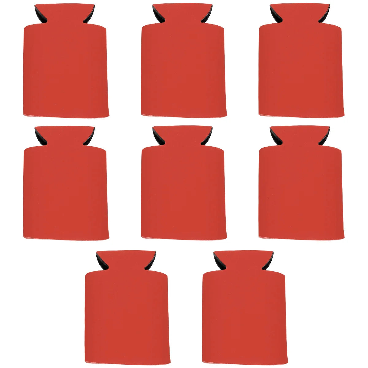 8-Pack Collapsible Can Cooler Sleeves – Multicolor Drink Coolies Can Cooler Sleeves Axl Watermelon red