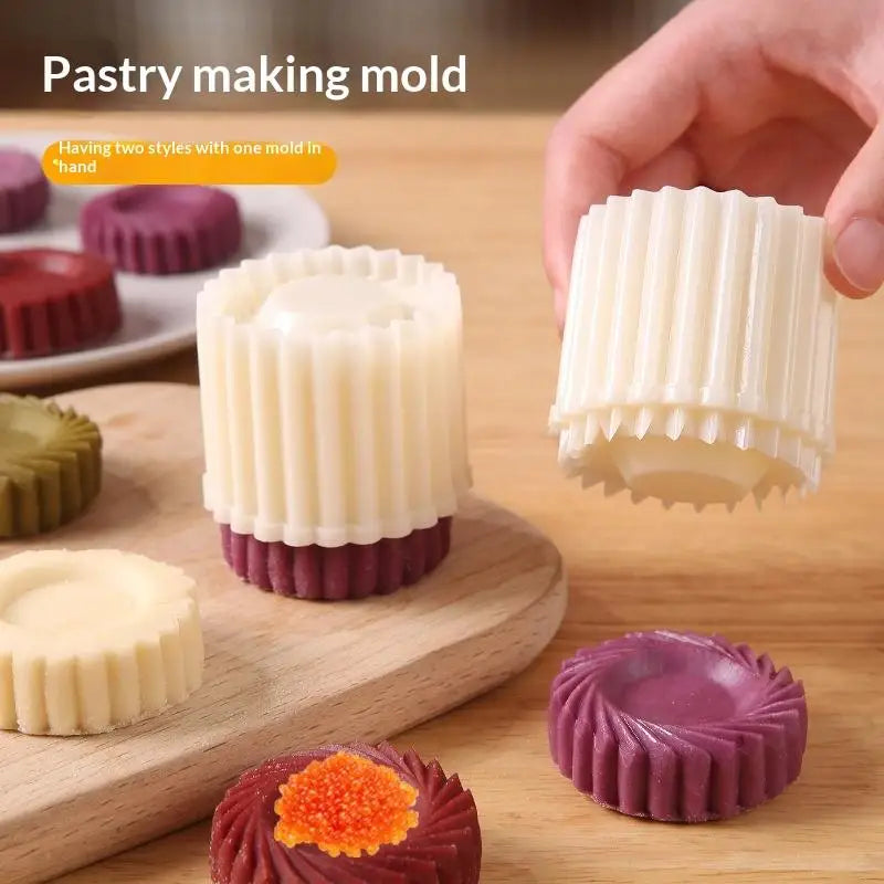 Detachable Mooncake Mold – DIY Pastry Stamp & Baking Tool Baking Mold Axl