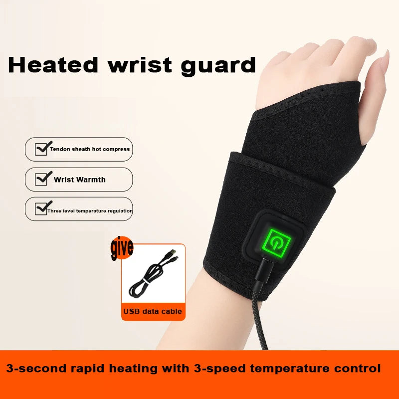 USB Heated Massage Wristband – Warming Wrist Support Wrap Heated Massage Wristband Axl
