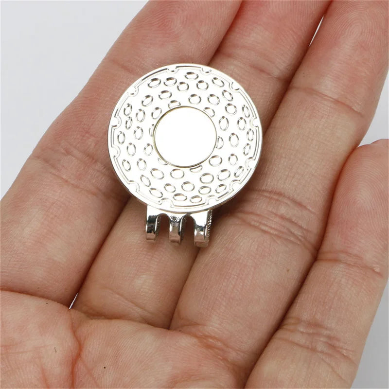Magnetic Golf Hat Clip & Ball Marker – Zinc Alloy Accessory Golf Hat Clip Axl