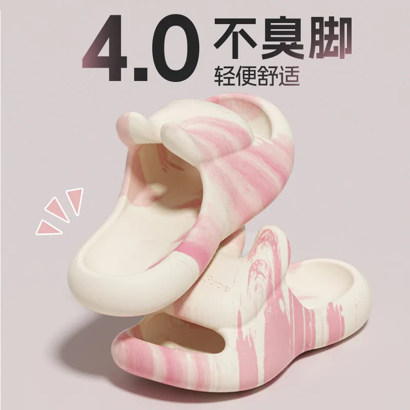 Women's EVA Massage Slippers – Lightweight Indoor Shower Slides Indoor Slippers Axl Pink 36-37
