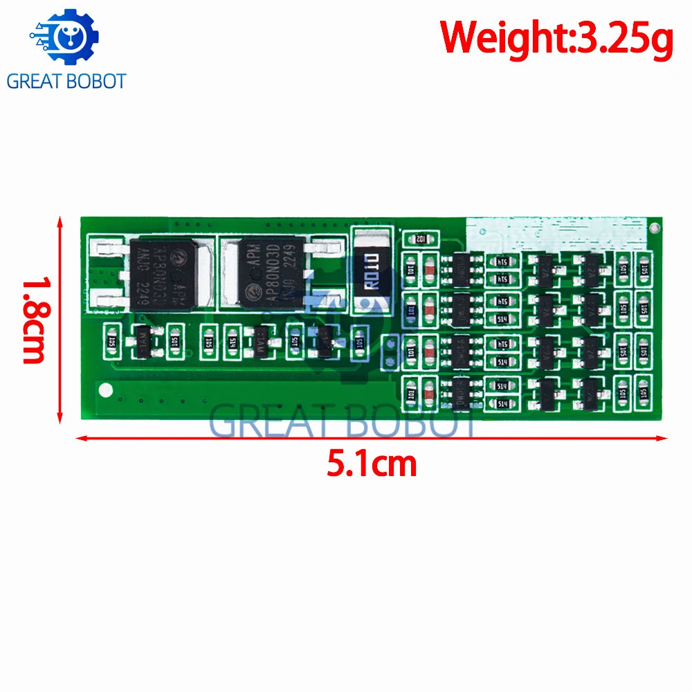 4S 8A BMS Li-ion Battery Protection Board – 14.8V Charger Module BMS Protection Board Axl