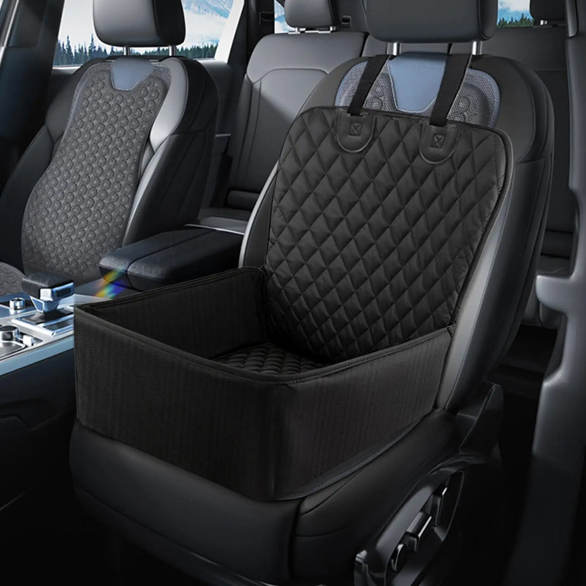 Waterproof Dog Booster Car Seat | Pet Seat Cover for SUV & Truck Dog Booster Car Seat Axl