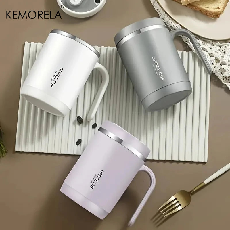 KEMORELA 17oz Insulated Stainless Steel Tumbler | Lid & Straw Insulated Tumbler Axl