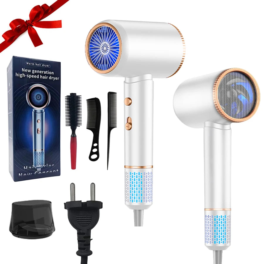 MI Pro 13 Lightweight High-Speed Professional Hair Dryer 2000W Professional Hair Dryer Axl Fashion White EU