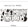Kitchen Coffee Wall Sticker – Removable Vinyl Decal Art Wall Decal Sticker Axl 1pcs