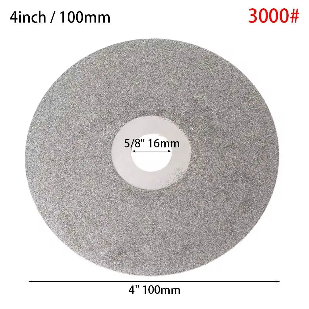 4" Diamond Grinding Disc 100mm 80–3000 Grit Abrasive Wheel Abrasive Grinding Disc Axl 3000-grits-1PCS