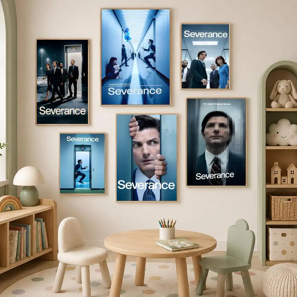 Severance TV Show Self-Stick Wall Art Poster | Waterproof Decor Wall Art Poster Axl