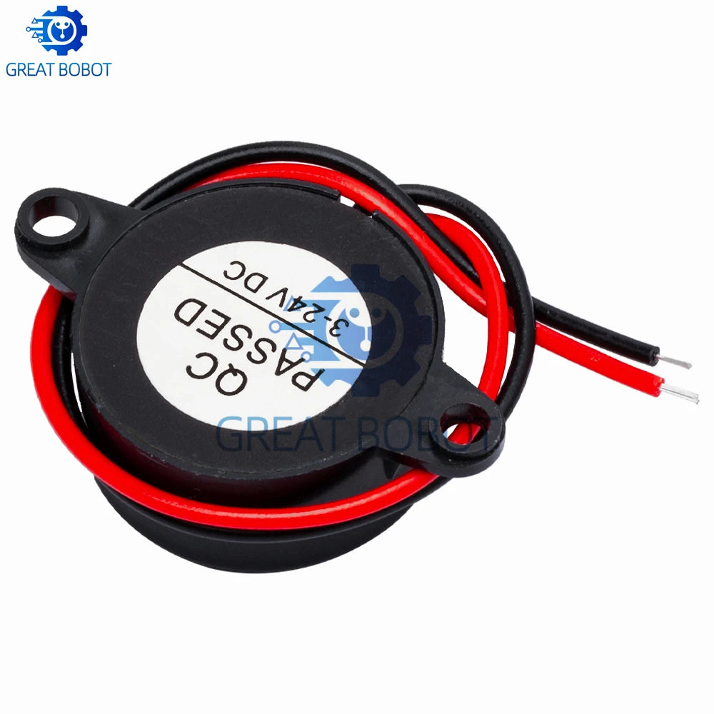 SFM-20B Active Piezo Buzzer DC 3–24V Alarm Speaker for Arduino Piezo Buzzer Module Axl