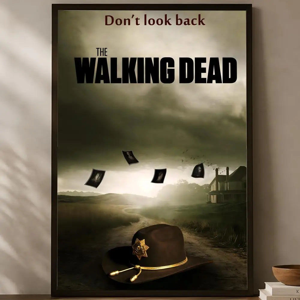Walking Dead Self-Stick HD PVC Wall Poster – Waterproof Decor Wall Art Poster Axl White27 30X40cmNoframe