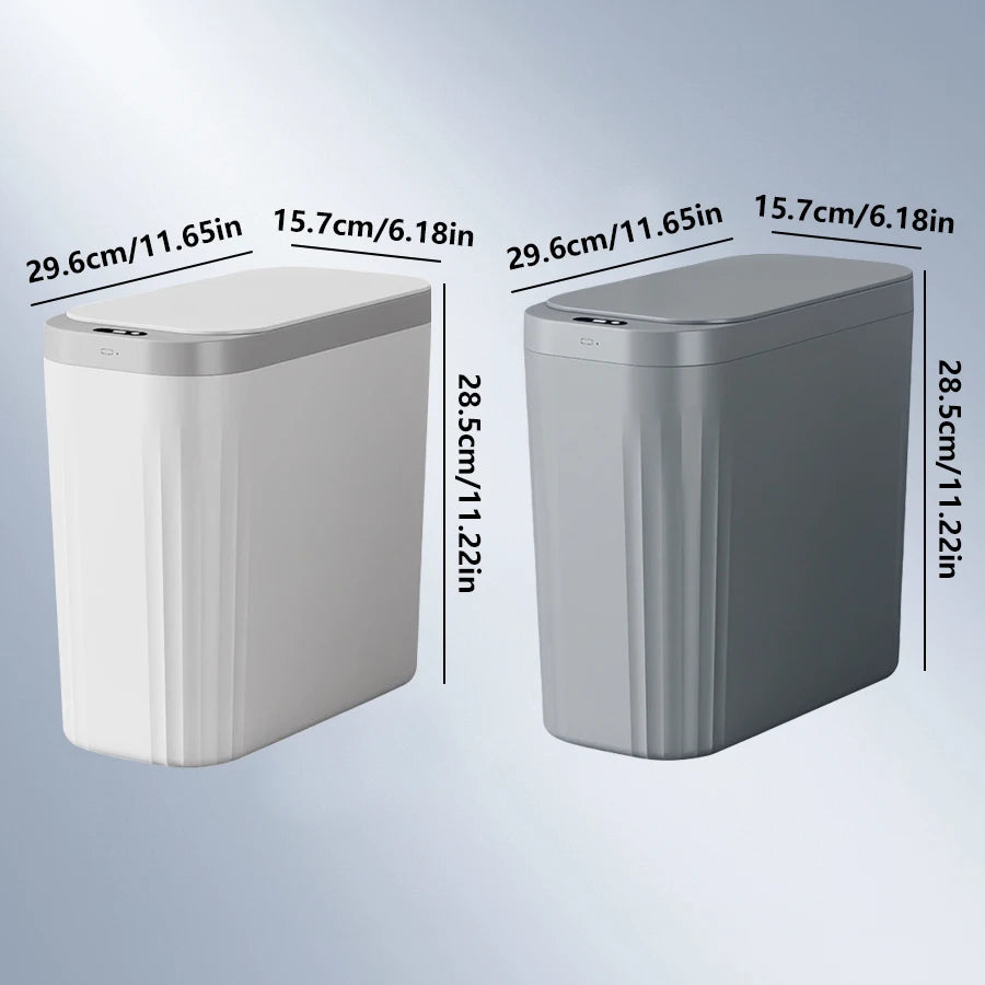 ONEKA Sensor Slim Trash Can – Touchless Auto-Open Wastebasket Sensor Trash Can Axl