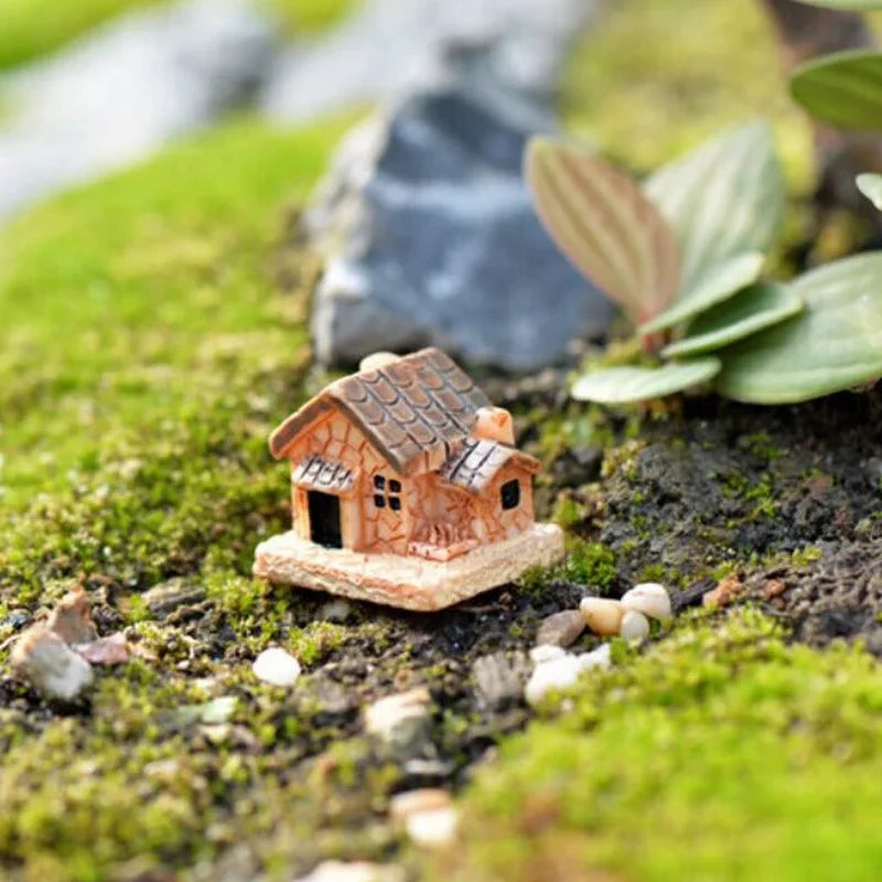 5-Pack Mini Resin Stone Dollhouse Figurines – Garden & Home DIY Miniature Garden Figurines Axl