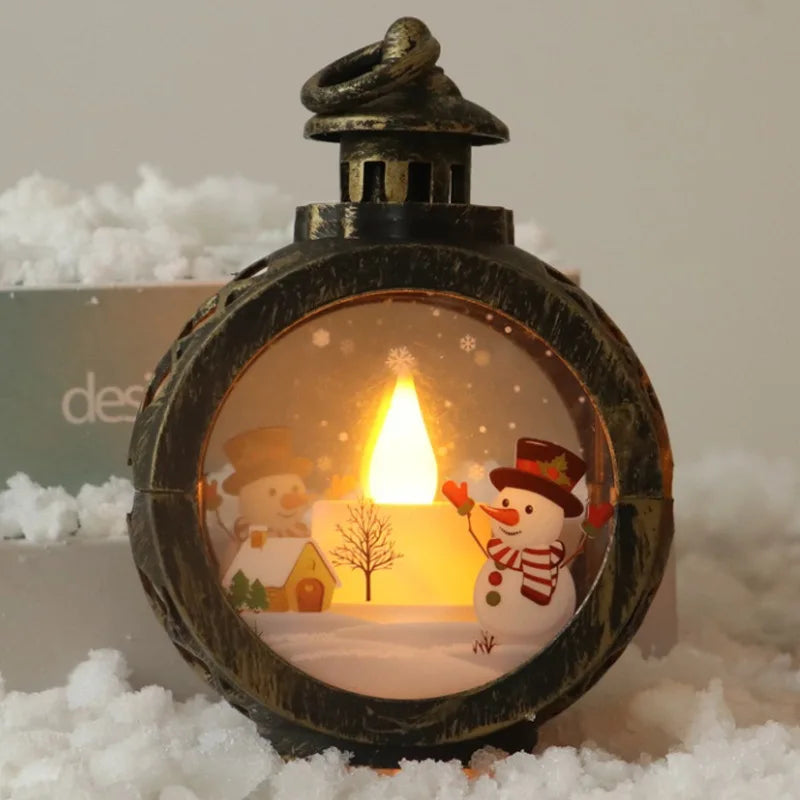 Christmas Round Wind Light – Festive Home Decor Ornament Christmas Decoration Axl SM-Br