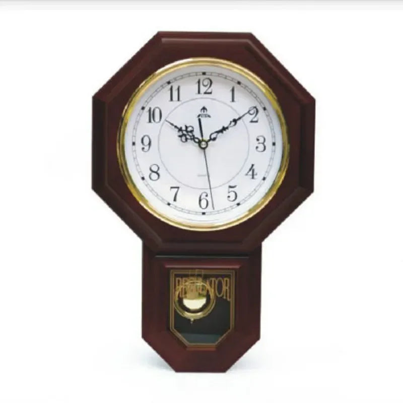 Retro Pendulum Wall Clock – Shabby Chic Chime Home Decor Pendulum Wall Clock Axl 45X28.5CM