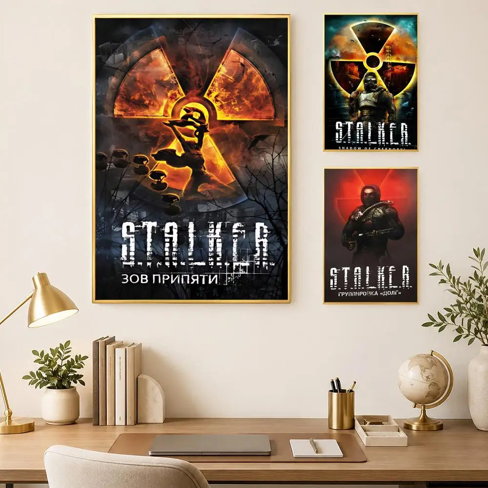 S.T.A.L.K.E.R Game Wall Art Poster – Self-Stick HD Waterproof Wall Art Poster Axl