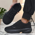 Men's Wide Toe Breathable Mesh Running Shoes | ZULIWAGN Men's Running Shoes Axl All Black 45